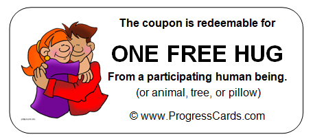 Hug coupons